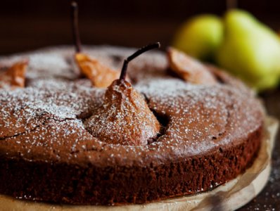 Torta di Pere Decana e Cioccolato