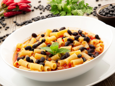 Penne con Pomodoro e Fagioli