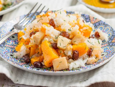 Risotto Piccante con Mele e Zucca