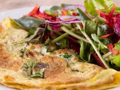 Omelette al Radicchio rosa