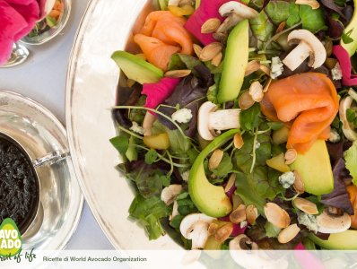 Insalata verde con Salmone affumicato