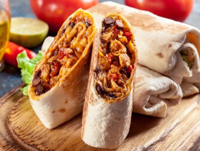 Burritos di Carne e Fagioli rossi
