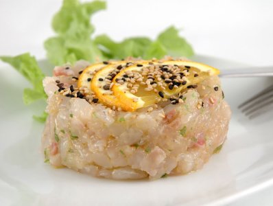 Tartare di Ricciola agli agrumi