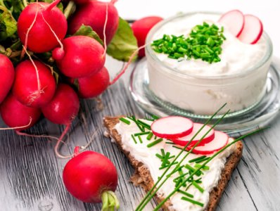 Bruschette ai multicereali e Ravanelli