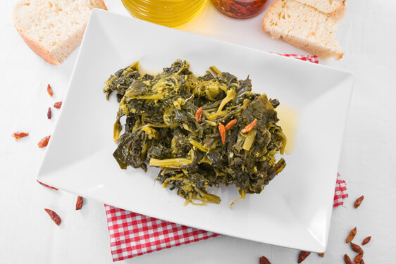 Broccoletti con Acciughe e Pangrattato