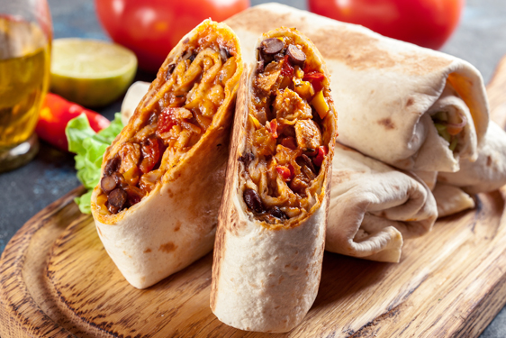 Burritos di Carne e Fagioli rossi