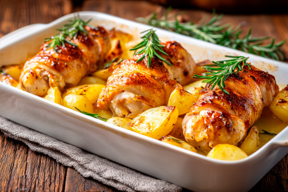 Involtini di Pollo con Patate