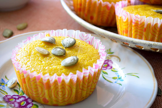 Muffins al Farro con carote e mele