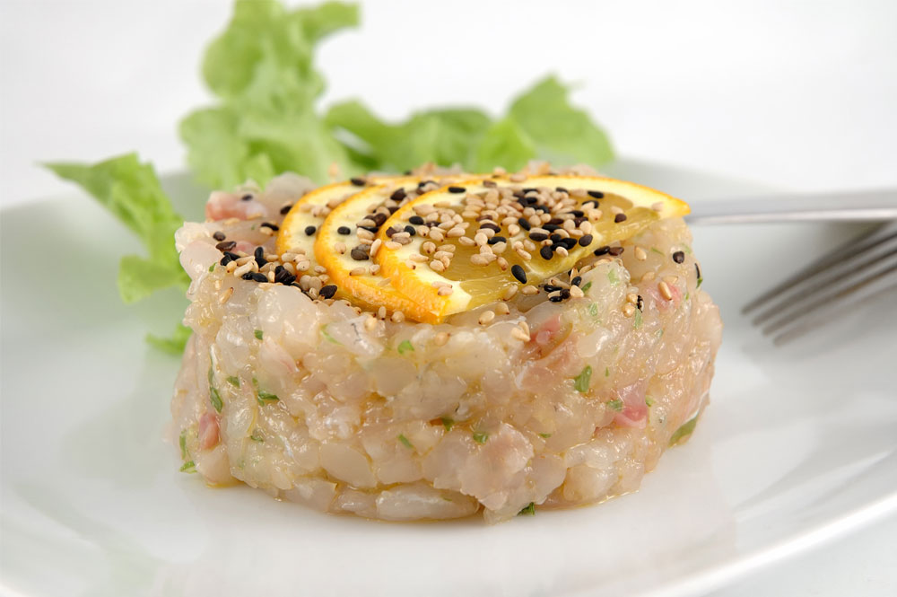 Tartare di Ricciola agli agrumi