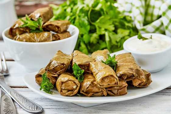 Involtini di vite (dolma)