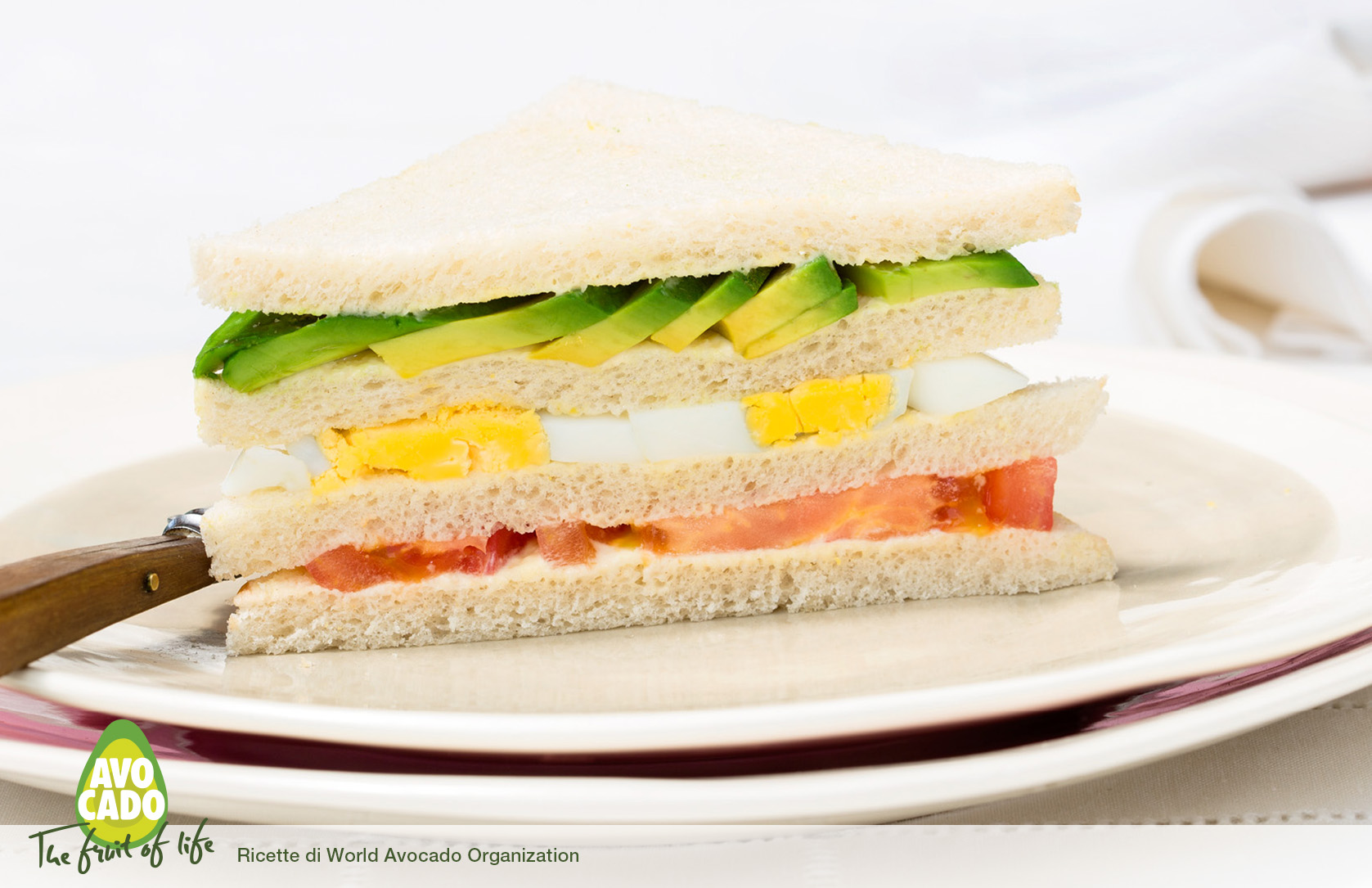 Sandwich con avocado