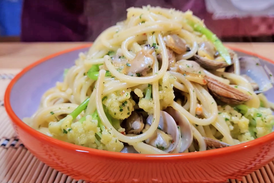 ricetta spaghetti fioretto vongole